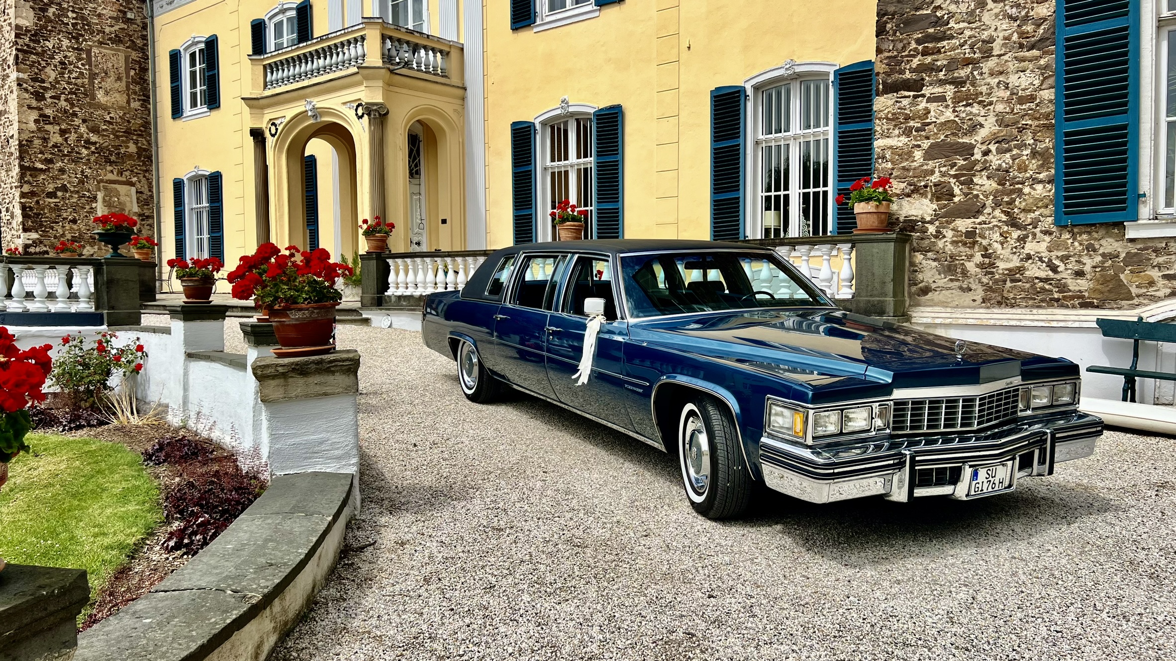Hochzeitsauto: 1977 Cadillac Fleetwood Formal Limousine