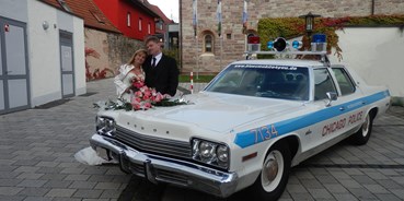 Hochzeitsauto-Vermietung - PLZ 97688 (Deutschland) - Dodge Monaco Chicago Police Car von bluesmobile4you