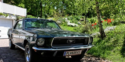 Hochzeitsauto-Vermietung - Einzugsgebiet: national - Wien-Stadt - Ford Mustang Hardtop 289 Bj. 68 - Ford Mustang Hardtop Bj. 68 von Autovermietung Ing. Alfred Schoenwetter