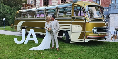 Hochzeitsauto-Vermietung - Farbe: Gelb - Oberösterreich - Mercedes Benz O 321 H & O 321 HL von Messinger Reisen