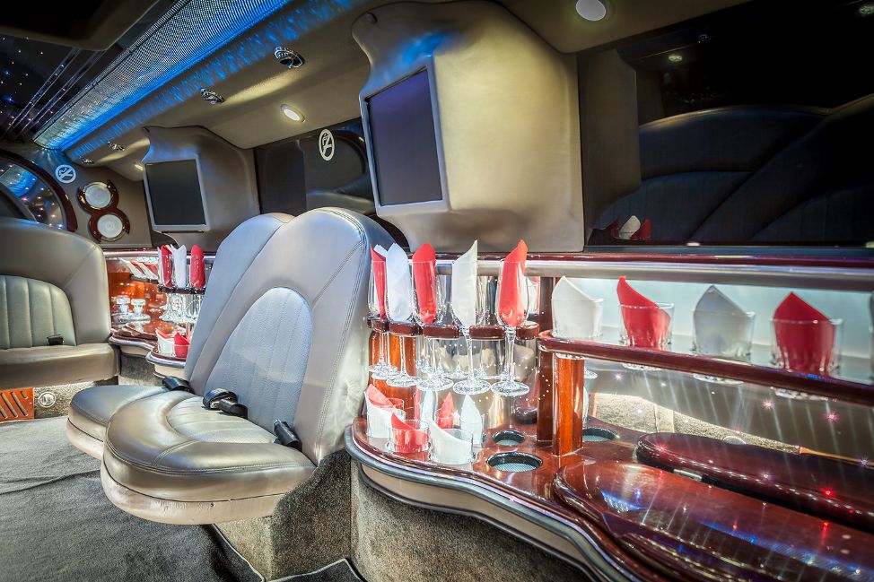 Hochzeitsauto-Vermietung - Einzugsgebiet: national - Halver - Luxus Hummer H2 Stretchlimousine