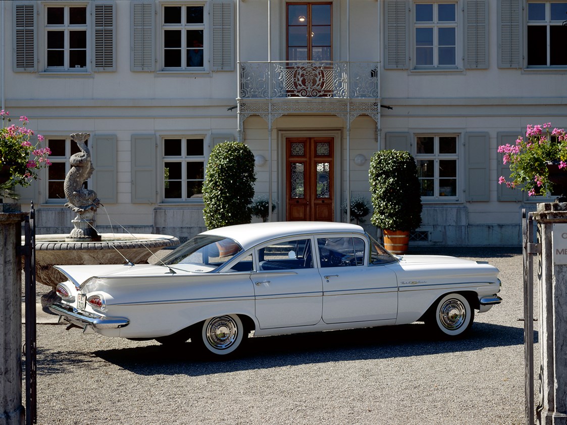 Hochzeitsauto: Chevrolet 1959 Bel-Air, Sedan - Chevrolet Bel-Air 1959
