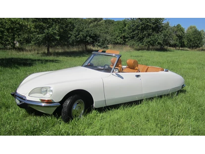 Hochzeitsauto-Vermietung - Antrieb: Benzin - Sinsheim - Citroen DS Cabrio "Die Göttin"