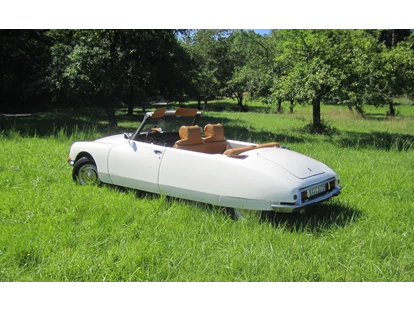 Hochzeitsauto-Vermietung - Antrieb: Benzin - Sinsheim - Citroen DS Cabrio "Die Göttin"