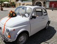 Hochzeitsauto: Bin ich nicht schick? :-) - Fiat 500 L