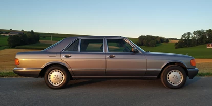 Hochzeitsauto-Vermietung - Chauffeur: nur mit Chauffeur - Kirchleerau - Mercedes-Benz 500 SEL, Langversion