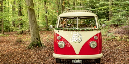Hochzeitsauto-Vermietung - Marke: Volkswagen - Frieswil - Bulli Front - Bulli-Hochzeit.ch