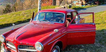 Hochzeitsauto-Vermietung - Farbe: Rot - Volvo Amazon