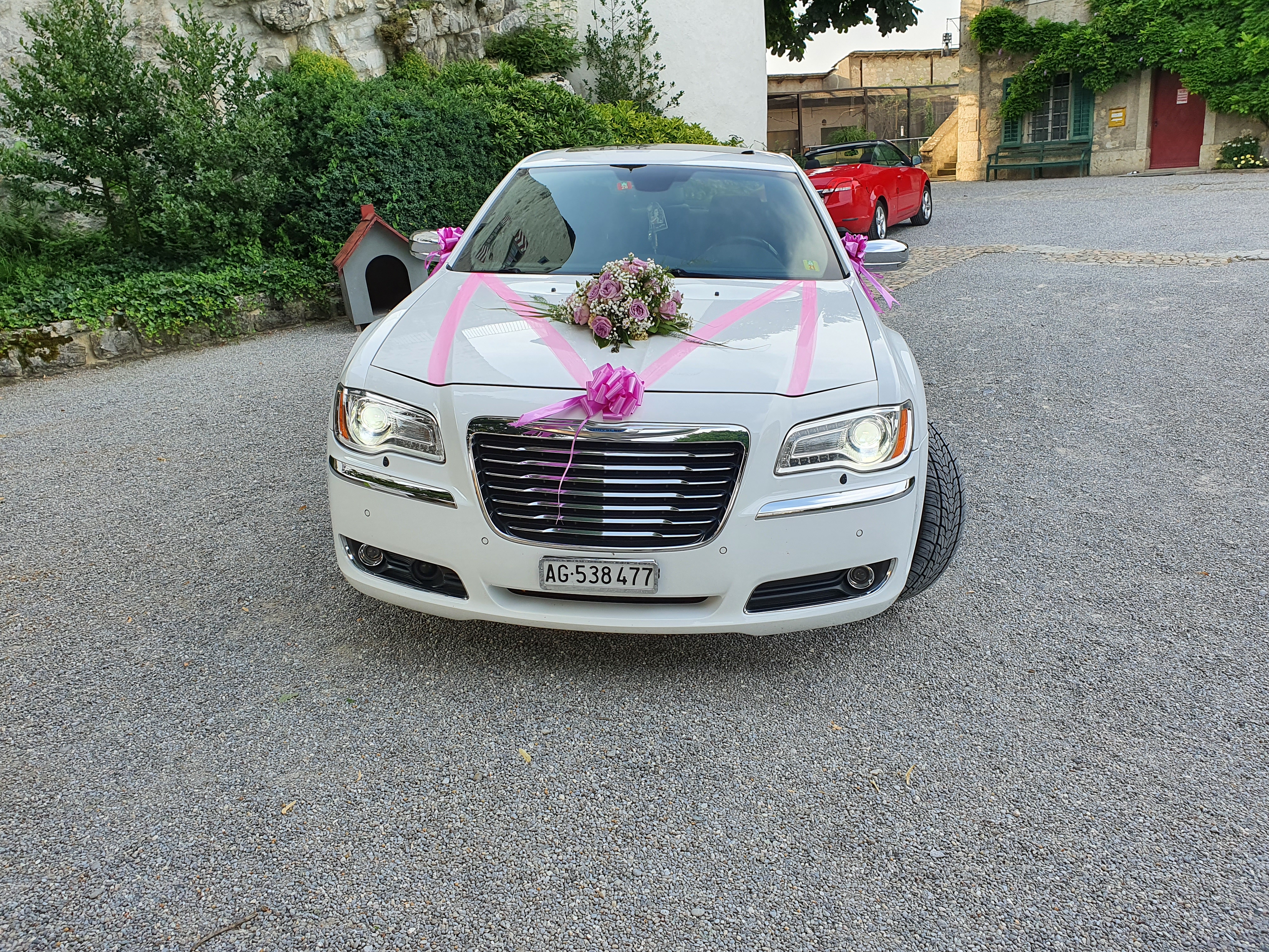 Hochzeitsauto: Chrysler 300C, Weis