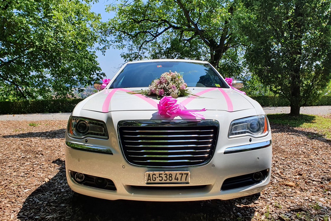 Hochzeitsauto: Chrysler 300C, Weis