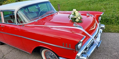 Hochzeitsauto-Vermietung - Farbe: Rot - PLZ 3035 (Schweiz) - Chevrolet Bel Air 1957