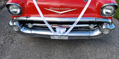 Hochzeitsauto-Vermietung - Farbe: Rot - PLZ 3035 (Schweiz) - Chevrolet Bel Air 1957