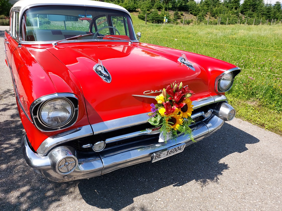 Hochzeitsauto: Chevrolet Bel Air 1957