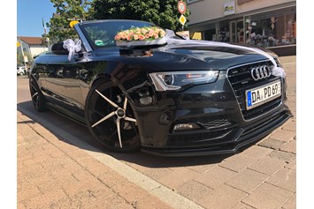 Hochzeitsauto: Audi A5 Cabrio S-Line - Special Tuning