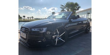 Hochzeitsauto-Vermietung - Versicherung: Vollkasko - Audi A5 Cabrio S-Line - Special Tuning