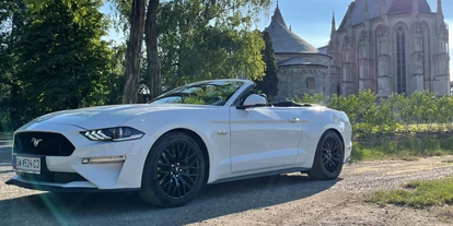 Hochzeitsauto-Vermietung - Art des Fahrzeugs: Sportwagen - Donauraum - Ford Mustang GT Cabrio V8