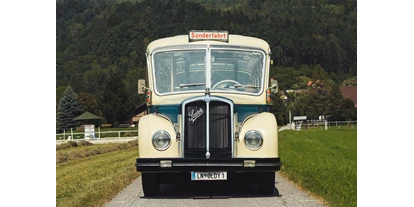 Hochzeitsauto-Vermietung - Tiere erlaubt - Niklasdorf - Saurer L4C – „Murtal-Express“