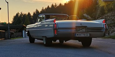 Hochzeitsauto-Vermietung - Art des Fahrzeugs: Oldtimer - Donauraum - Cadillac Convertible 1964 - www.Brautauto.at