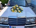 Hochzeitsauto: Mercedes Benz 1983 - W123,230E