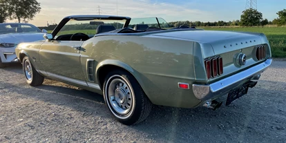 Hochzeitsauto-Vermietung - Versicherung: Vollkasko - PLZ 1160 (Österreich) - Ford Mustang Cabrio V8 Automatik Bj69