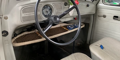 Hochzeitsauto-Vermietung - Hessen Süd - VW Käfer "Elsa" | Baujahr 1968