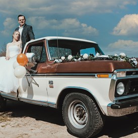 Hochzeitsauto: Ford F-250 Pickup