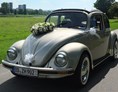 Hochzeitsauto: VW Käfer Hochzeitsautovermietung mit Chauffeur Leipzig und Umgebung