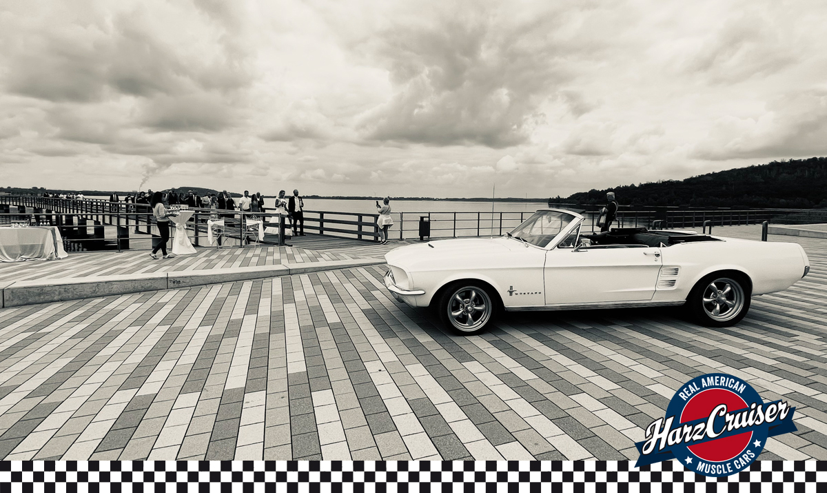 Hochzeitsauto-Vermietung - Einzugsgebiet: regional - Thüringen Nord - 1967er Mustang Cabrio