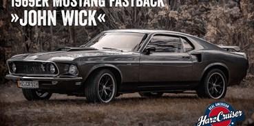 Hochzeitsauto-Vermietung - PLZ 06502 (Deutschland) - 1969er Mustang Fastback "John Wick"
