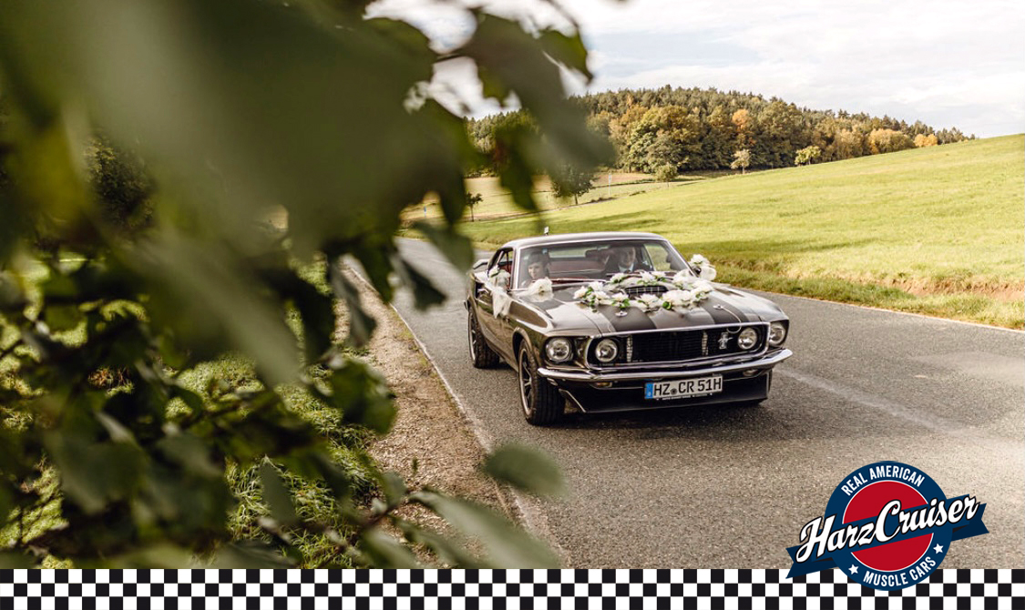 Hochzeitsauto-Vermietung - Sachsen-Anhalt - 1969er Mustang Fastback "John Wick"