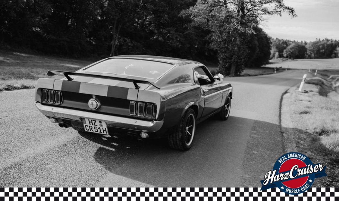 Hochzeitsauto-Vermietung - Einzugsgebiet: regional - Thüringen Nord - 1969er Mustang Fastback "John Wick"