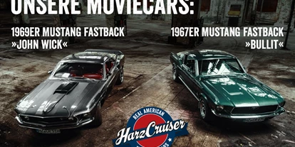 Hochzeitsauto-Vermietung - Versicherung: Haftpflicht - Thüringen - 1969er Mustang Fastback "John Wick"