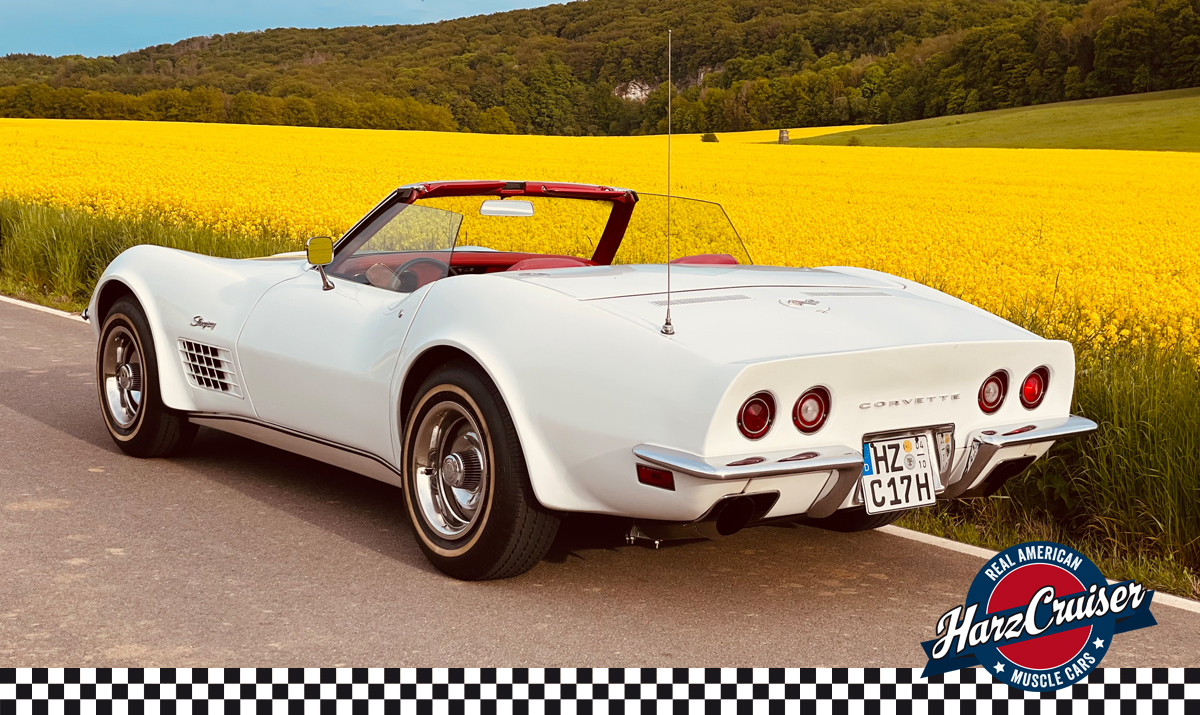 Hochzeitsauto-Vermietung - Einzugsgebiet: regional - Thüringen Nord - 1970er Corvette C3 "Stingray" Cabrio