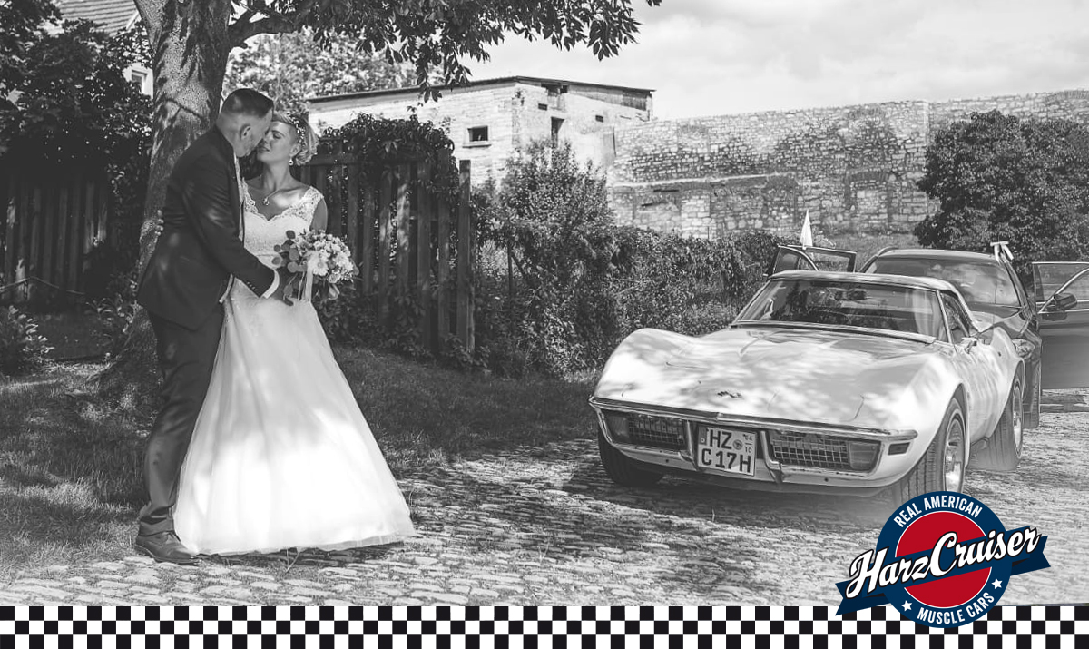 Hochzeitsauto-Vermietung - Einzugsgebiet: regional - Thüringen Nord - 1970er Corvette C3 "Stingray" Cabrio