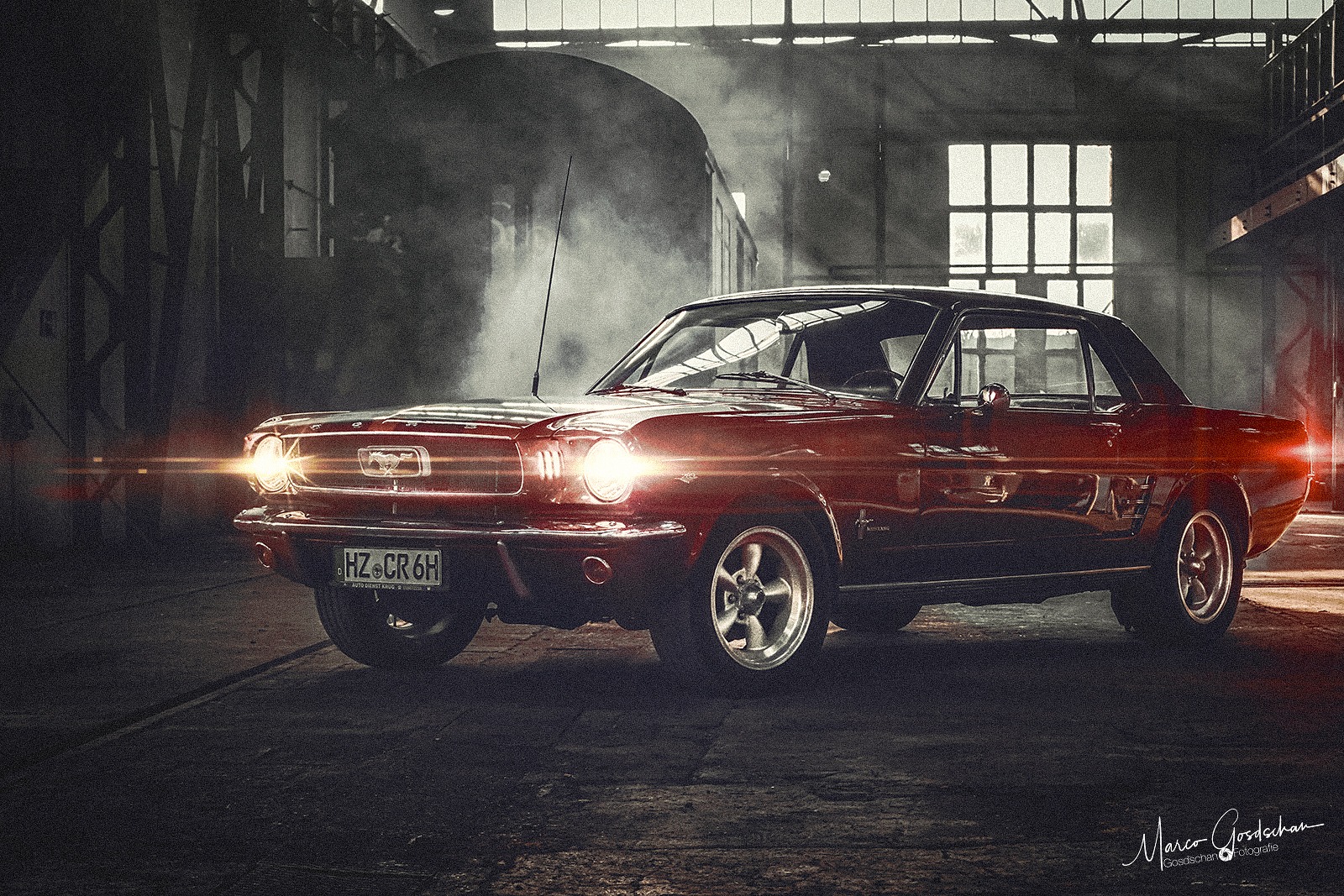 Hochzeitsauto-Vermietung - Sachsen-Anhalt - 1966er Mustang Coupé