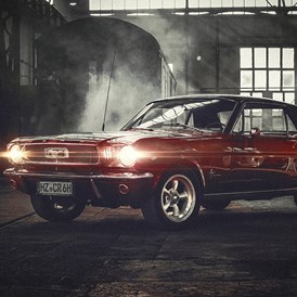 Hochzeitsauto: 1966er Mustang Coupé