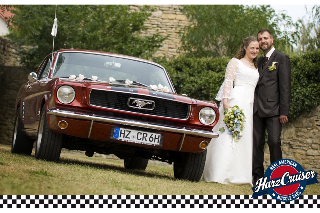 Hochzeitsauto: 1966er Mustang Coupé