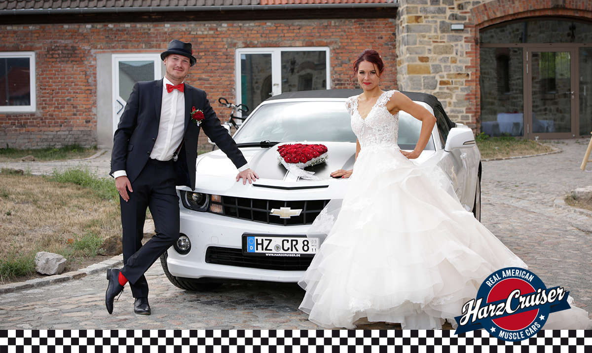 Hochzeitsauto-Vermietung - Einzugsgebiet: regional - Thüringen Nord - Camaro Cabrio