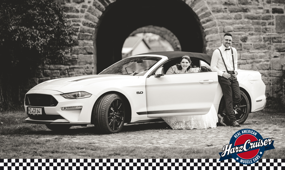 Hochzeitsauto-Vermietung - Sachsen-Anhalt - Mustang GT Cabrio