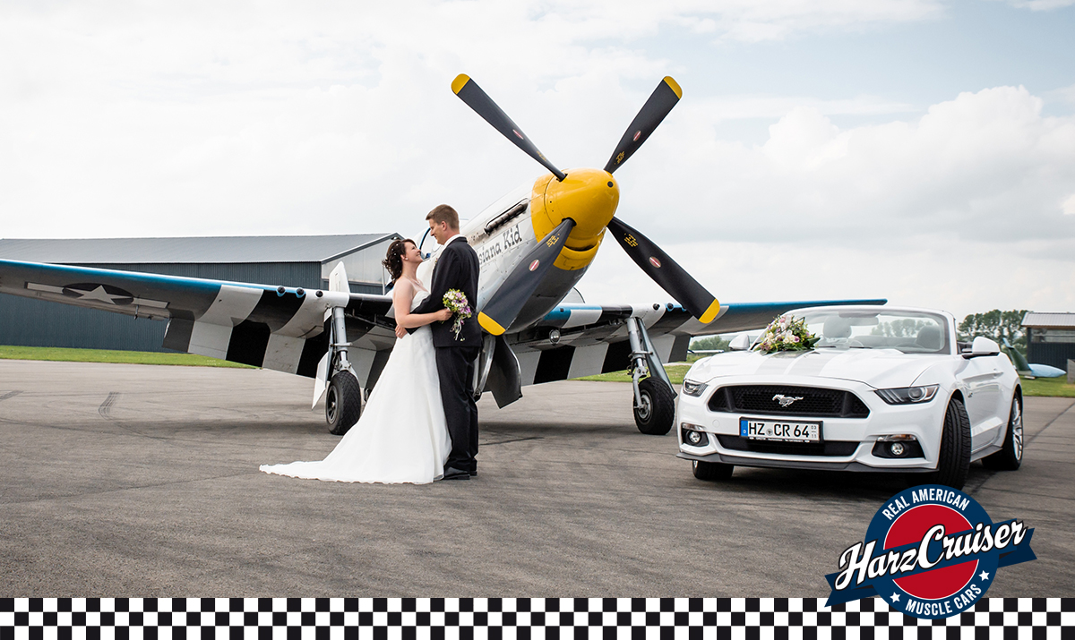Hochzeitsauto-Vermietung - Sachsen-Anhalt - Mustang GT Cabrio