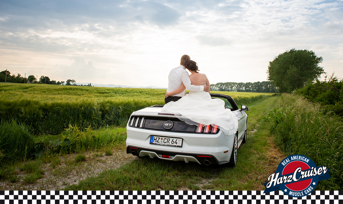 Hochzeitsauto-Vermietung - Sachsen-Anhalt - Mustang GT Cabrio