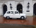 Hochzeitsauto: Londontaxi in weiss