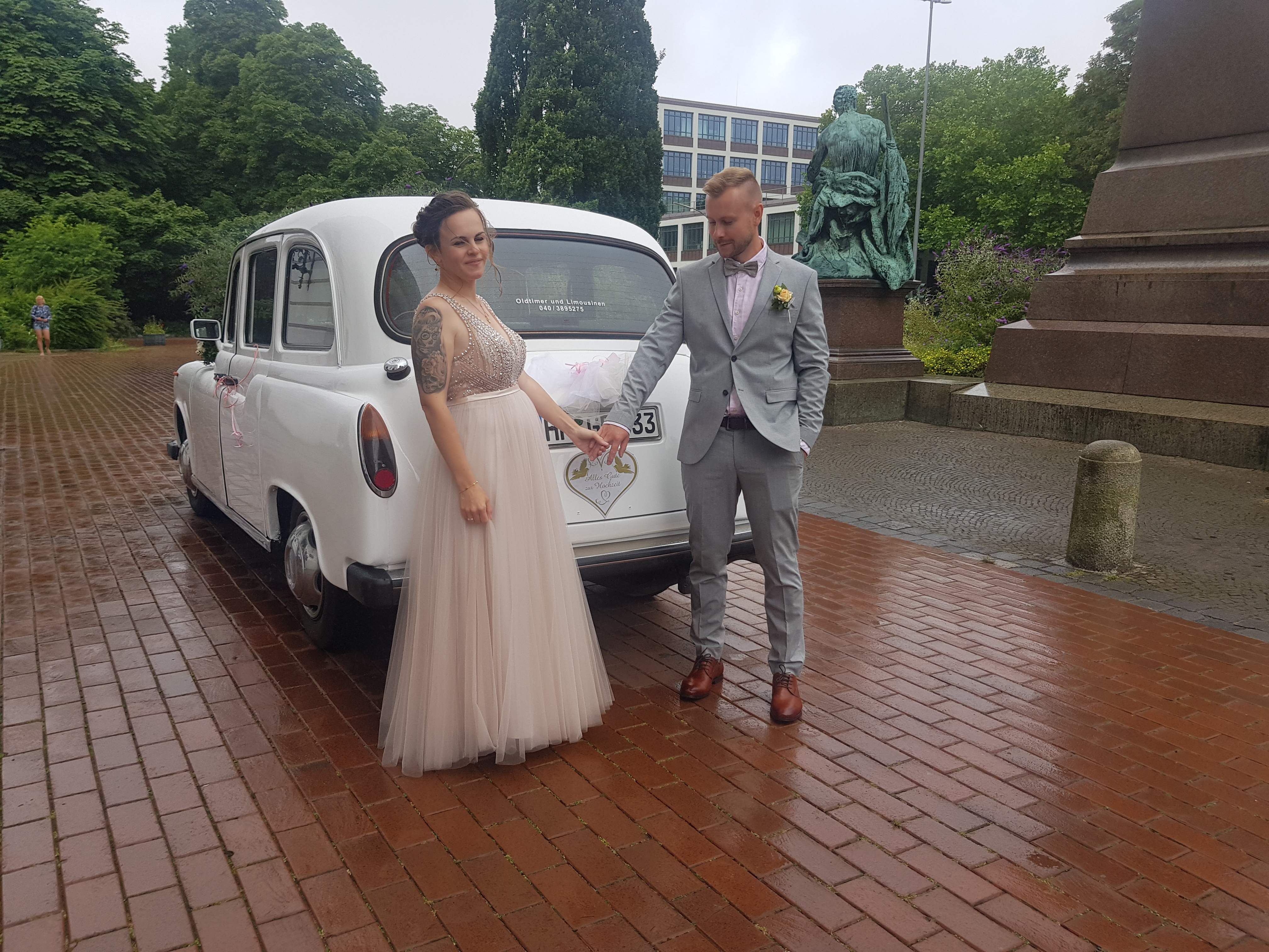 Hochzeitsauto: Londontaxi weiss