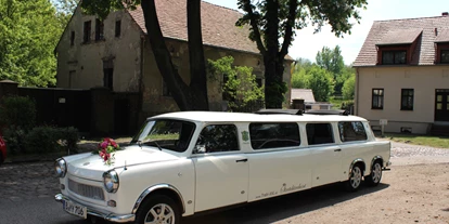 Hochzeitsauto-Vermietung - Getränke - Berlin-Umland - In Schwarz, Hellblau oder Weiß erhältlich! - Trabant Stretchlimousinen von Trabi-XXL Trabi-XXL Trabant Stretchlimousine