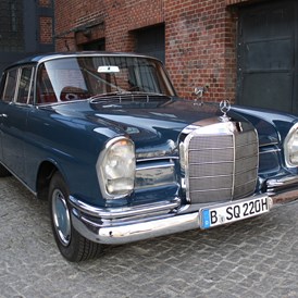 Hochzeitsauto: 1963er Mercedes 220 Sb Leder - rentmyoldie