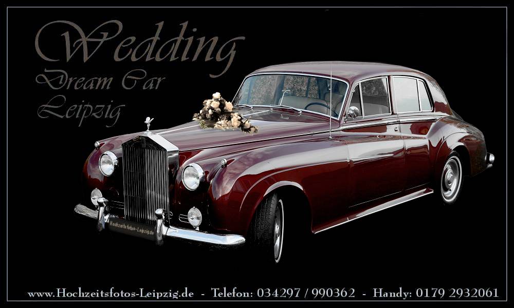 Hochzeitsauto: Rolls Royce Hochzeitslimousine - Cadillac Eldorado Cabrio von Leipzig-Oldtimer.de - Hochzeitsautos mit Chauffeur