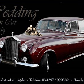 Hochzeitsauto: Rolls Royce Hochzeitslimousine - Cadillac Eldorado Cabrio von Leipzig-Oldtimer.de - Hochzeitsautos mit Chauffeur