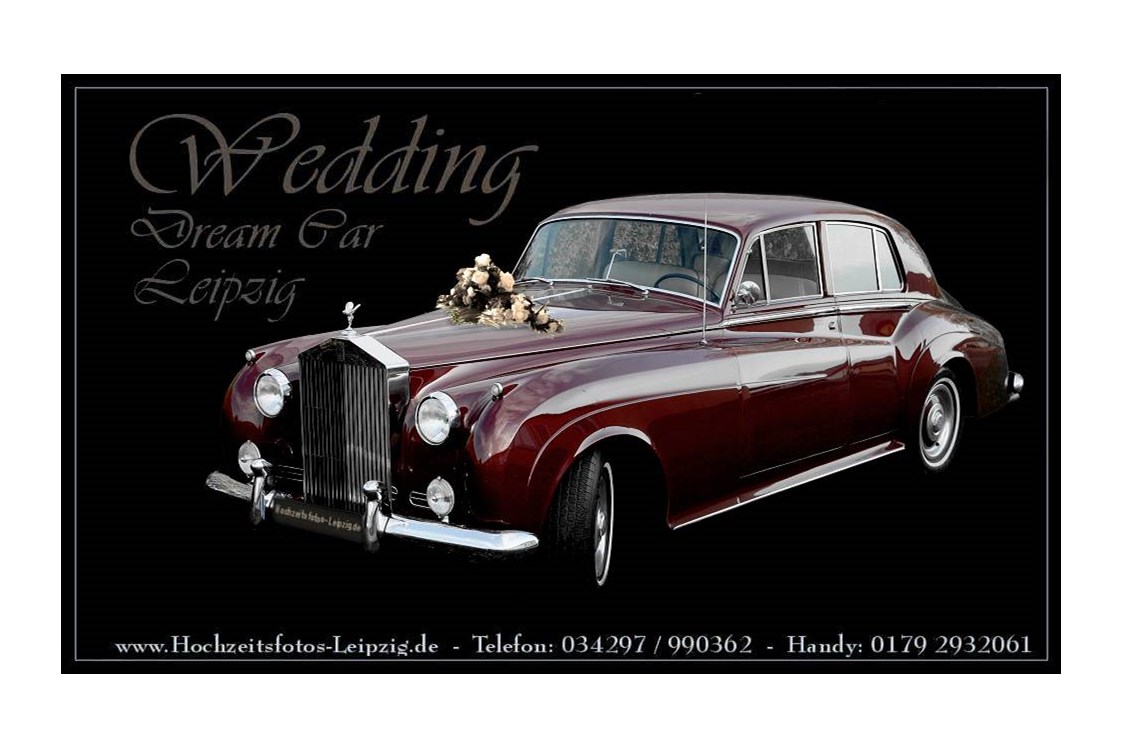Hochzeitsauto: Rolls Royce Hochzeitslimousine - Cadillac Eldorado Cabrio von Leipzig-Oldtimer.de - Hochzeitsautos mit Chauffeur