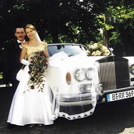 Hochzeitsauto: Hochzeitspaar Werner 2003 - Rolls Royce Silver Shadow von RollsRoyce-Vermietung.de