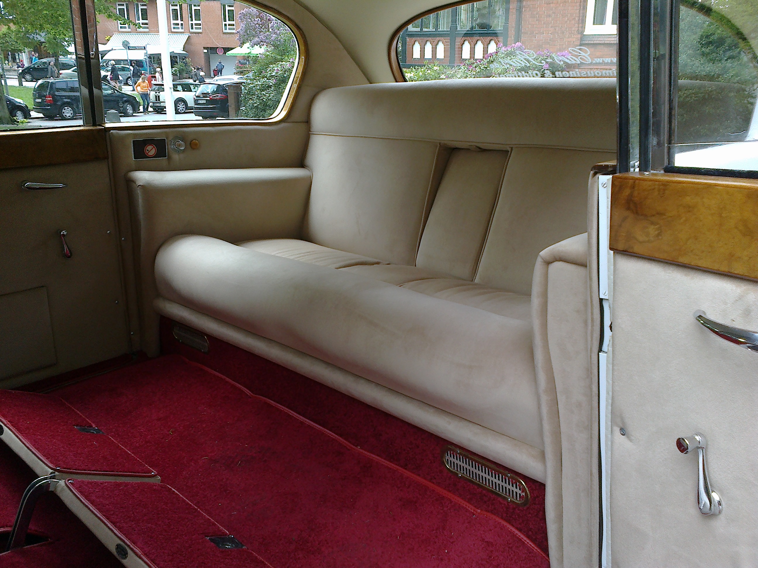 Hochzeitsauto-Vermietung - PLZ 22417 (Deutschland) - Rolls Royce Phantom 1958,  weiss